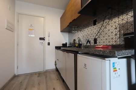 Studio à venda com 23m², 1 quarto e 1 vagaStudio - ambiente cozinha