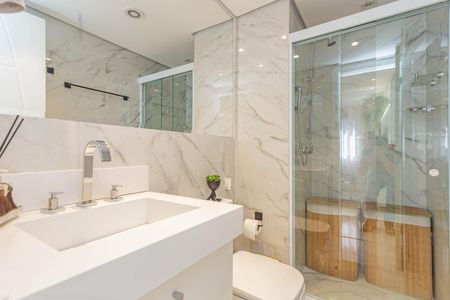 Apartamento à venda com 63m², 2 quartos e 1 vagaBanheiro Social