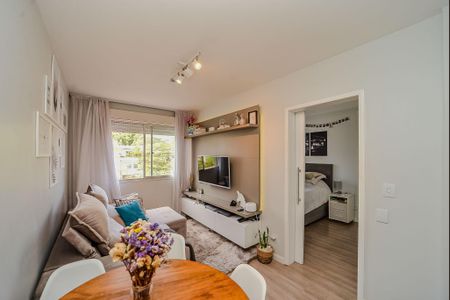 Sala de apartamento à venda com 1 quarto, 44m² em Boa Vista, Porto Alegre