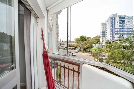 Sacada do Quarto de apartamento à venda com 1 quarto, 44m² em Boa Vista, Porto Alegre