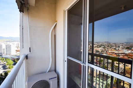 Varanda da Sala de apartamento à venda com 3 quartos, 64m² em Del Castilho, Rio de Janeiro