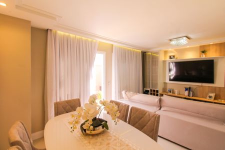 Sala de casa de condomínio para alugar com 3 quartos, 160m² em Centro, Canoas