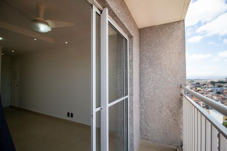 Varanda da Sala  de apartamento para alugar com 2 quartos, 52m² em Jardim Wanel Ville Iv, Sorocaba