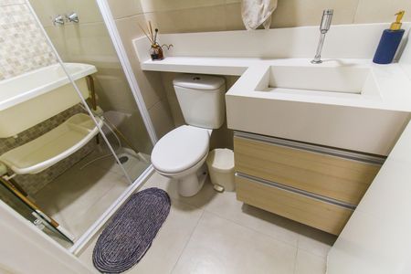 Apartamento à venda com 55m², 2 quartos e 2 vagas Apartamento à venda com 55m², 2 quartos e 2 vagasBanheiro 2