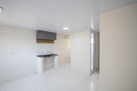 Cozinha de apartamento para alugar com 1 quarto, 26m² em Vila Dona Augusta, São Paulo