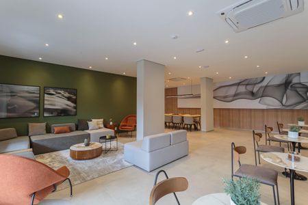 Apartamento para alugar com 27m², 1 quarto e sem vaga Apartamento para alugar com 27m², 1 quarto e sem vagaÁrea comum - Salão de festas