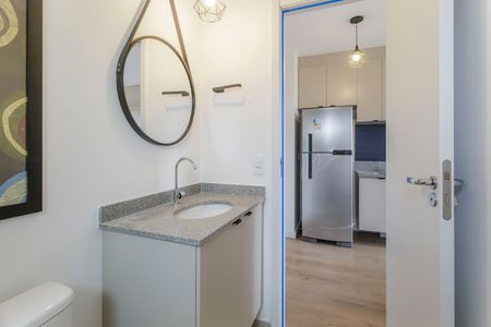 Apartamento para alugar com 27m², 1 quarto e sem vaga Apartamento para alugar com 27m², 1 quarto e sem vagaBanheiro