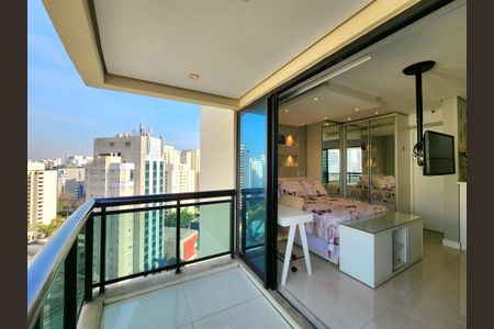 Apartamento para alugar com 32m², 1 quarto e 1 vaga Apartamento para alugar com 32m², 1 quarto e 1 vagaVaranda