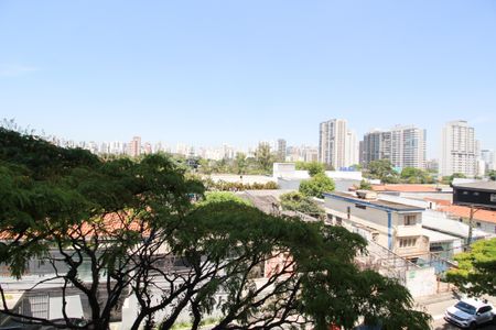 Vista da Varanda de kitnet/studio à venda com 1 quarto, 27m² em Moema, São Paulo