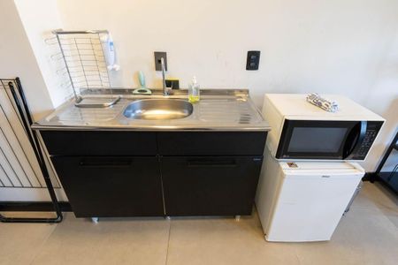 Studio à venda com 38m², 1 quarto e sem vaga Studio à venda com 38m², 1 quarto e sem vagaCozinha