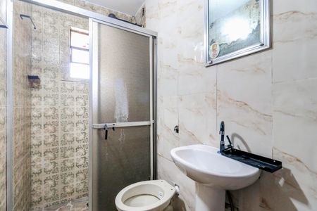Banheiro de kitnet/studio para alugar com 1 quarto, 17m² em Santo Amaro, São Paulo