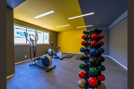 Apartamento à venda com 36m², 2 quartos e sem vaga Apartamento à venda com 36m², 2 quartos e sem vagaÁrea comum - Academia