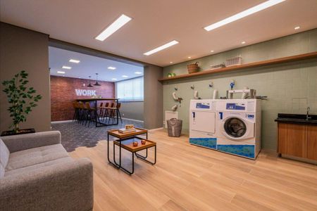 Apartamento à venda com 36m², 2 quartos e sem vaga Apartamento à venda com 36m², 2 quartos e sem vagaÁrea comum - Lavanderia