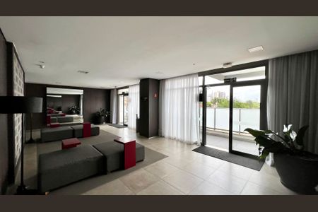 Studio para alugar com 31m², 1 quarto e 1 vaga Studio para alugar com 31m², 1 quarto e 1 vagaHall de entrada
