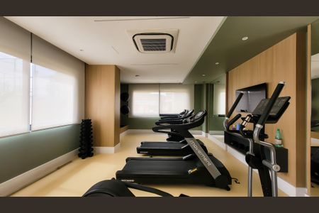 Apartamento à venda com 105m², 3 quartos e 2 vagas Apartamento à venda com 105m², 3 quartos e 2 vagasÁrea comum - Academia