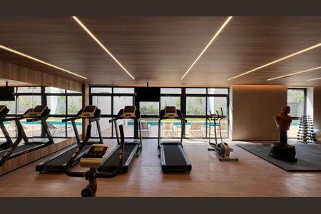 Studio à venda com 25m², 1 quarto e sem vaga Studio à venda com 25m², 1 quarto e sem vagaÁrea comum - Academia