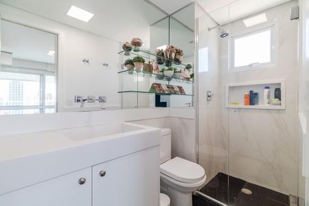 Apartamento à venda com 58m², 1 quarto e 1 vagaBanheiro