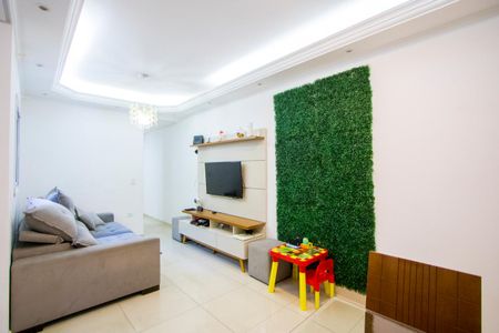 Sala de apartamento à venda com 2 quartos, 60m² em Vila Homero Thon, Santo André