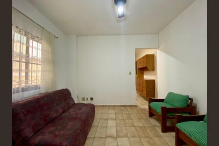 Sala de apartamento para alugar com 1 quarto, 50m² em Guilhermina, Praia Grande