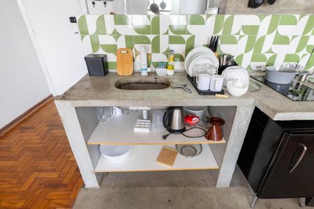 Studio para alugar com 38m², 1 quarto e sem vaga Studio para alugar com 38m², 1 quarto e sem vagaCozinha