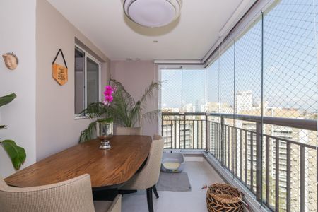 Varanda da Sala de apartamento à venda com 3 quartos, 75m² em Vila Andrade, São Paulo