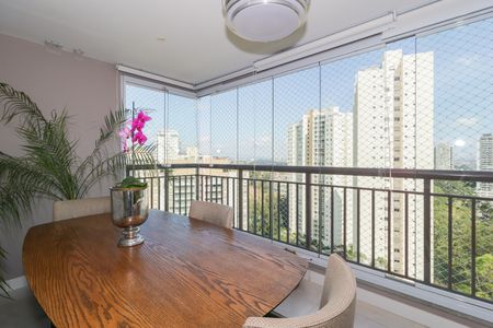 Varanda da Sala de apartamento à venda com 3 quartos, 75m² em Vila Andrade, São Paulo