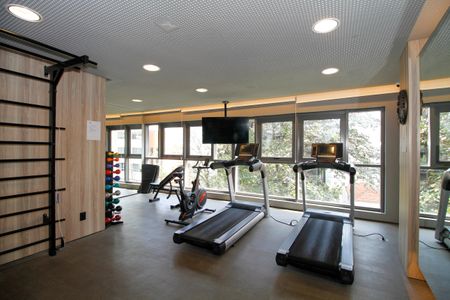 Studio à venda com 25m², 1 quarto e sem vaga Studio à venda com 25m², 1 quarto e sem vagaÁrea Comum - Academia