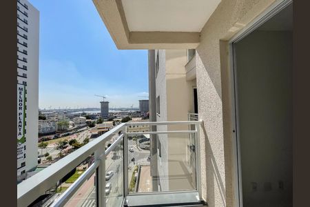 Varanda da Sala de apartamento para alugar com 2 quartos, 56m² em Santo Cristo, Rio de Janeiro