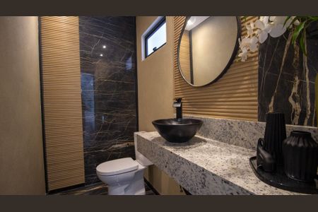 Casa de condomínio à venda com 300m², 4 quartos e 2 vagasLavabo