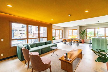 Apartamento para alugar com 43m², 1 quarto e sem vaga Apartamento para alugar com 43m², 1 quarto e sem vagaÁrea comum - Salão de festas