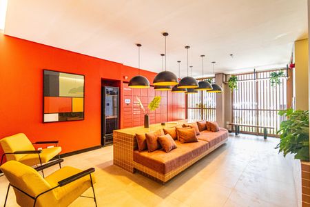 Apartamento para alugar com 43m², 1 quarto e sem vaga Apartamento para alugar com 43m², 1 quarto e sem vagaHall de entrada