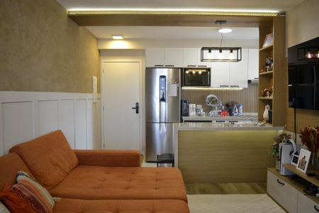 Sala de apartamento à venda com 2 quartos, 56m² em Parque das Nações, Santo André