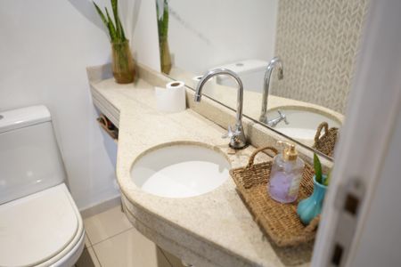 Apartamento para alugar com 149m², 3 quartos e 2 vagasLavabo da Sala