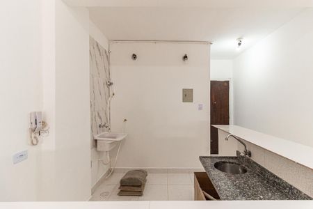 Cozinha de apartamento para alugar com 1 quarto, 42m² em Santa Ifigênia, São Paulo