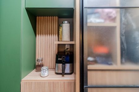 Studio à venda com 25m², 1 quarto e sem vagaCozinha