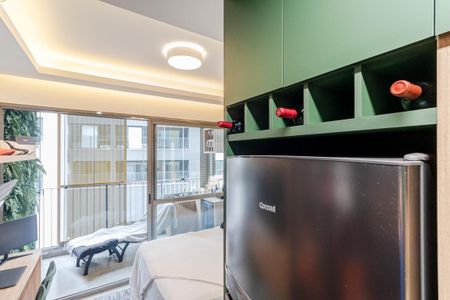 Studio à venda com 25m², 1 quarto e sem vagaCozinha