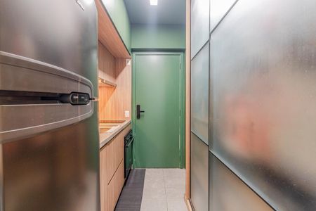 Studio à venda com 25m², 1 quarto e sem vagaCozinha