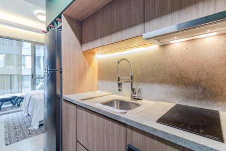 Studio à venda com 25m², 1 quarto e sem vagaCozinha