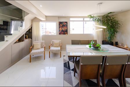 Sala 1 de apartamento à venda com 3 quartos, 190m² em Buritis, Belo Horizonte