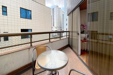 Varanda da Sala de apartamento à venda com 3 quartos, 95m² em Belvedere, Belo Horizonte