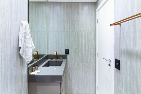 Apartamento para alugar com 45m², 1 quarto e 1 vaga Apartamento para alugar com 45m², 1 quarto e 1 vagaBanheiro da Suíte