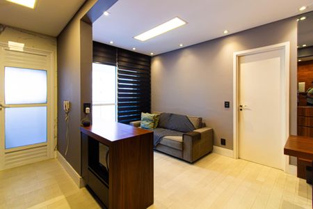 Sala de apartamento à venda com 1 quarto, 45m² em Várzea da Barra Funda, São Paulo