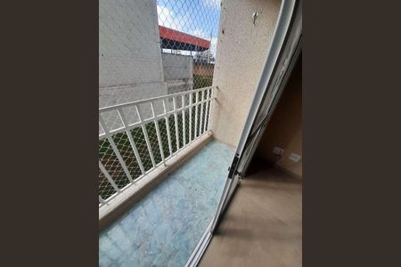 Varanda da Sala de apartamento para alugar com 2 quartos, 48m² em Jardim Sao Miguel, Ferraz de Vasconcelos
