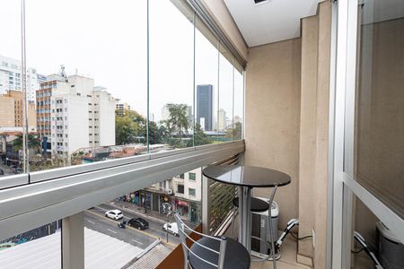 Varanda de kitnet/studio para alugar com 1 quarto, 21m² em Consolação, São Paulo