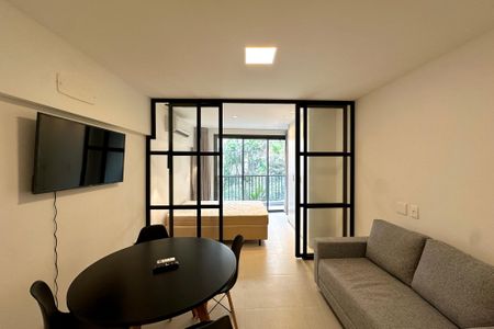Studio para alugar com 38m², 1 quarto e sem vagaSala/Quarto
