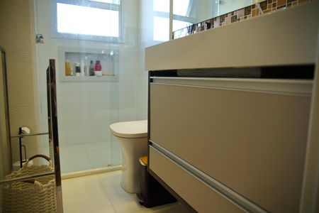 Apartamento para alugar com 116m², 3 quartos e 2 vagasBanheiro da Suíte 1