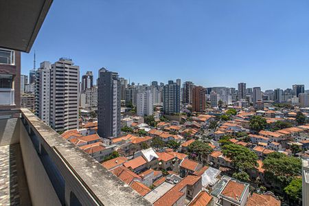 sacada para a sala e sala de jantar_1 de apartamento para alugar com 6 quartos, 600m² em Aclimação, São Paulo
