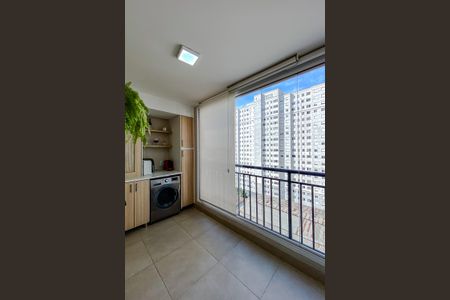 Varanda da Sala de apartamento à venda com 2 quartos, 65m² em Brás, São Paulo