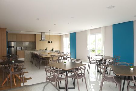 Apartamento à venda com 46m², 2 quartos e 1 vagaÁrea comum - Salão de festas