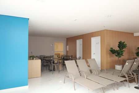 Apartamento à venda com 46m², 2 quartos e 1 vagaÁrea comum - Salão de festas